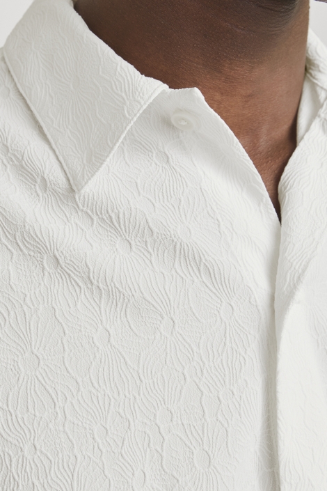 Jack & Jones jprblatrend jacquard l/s shirt styd